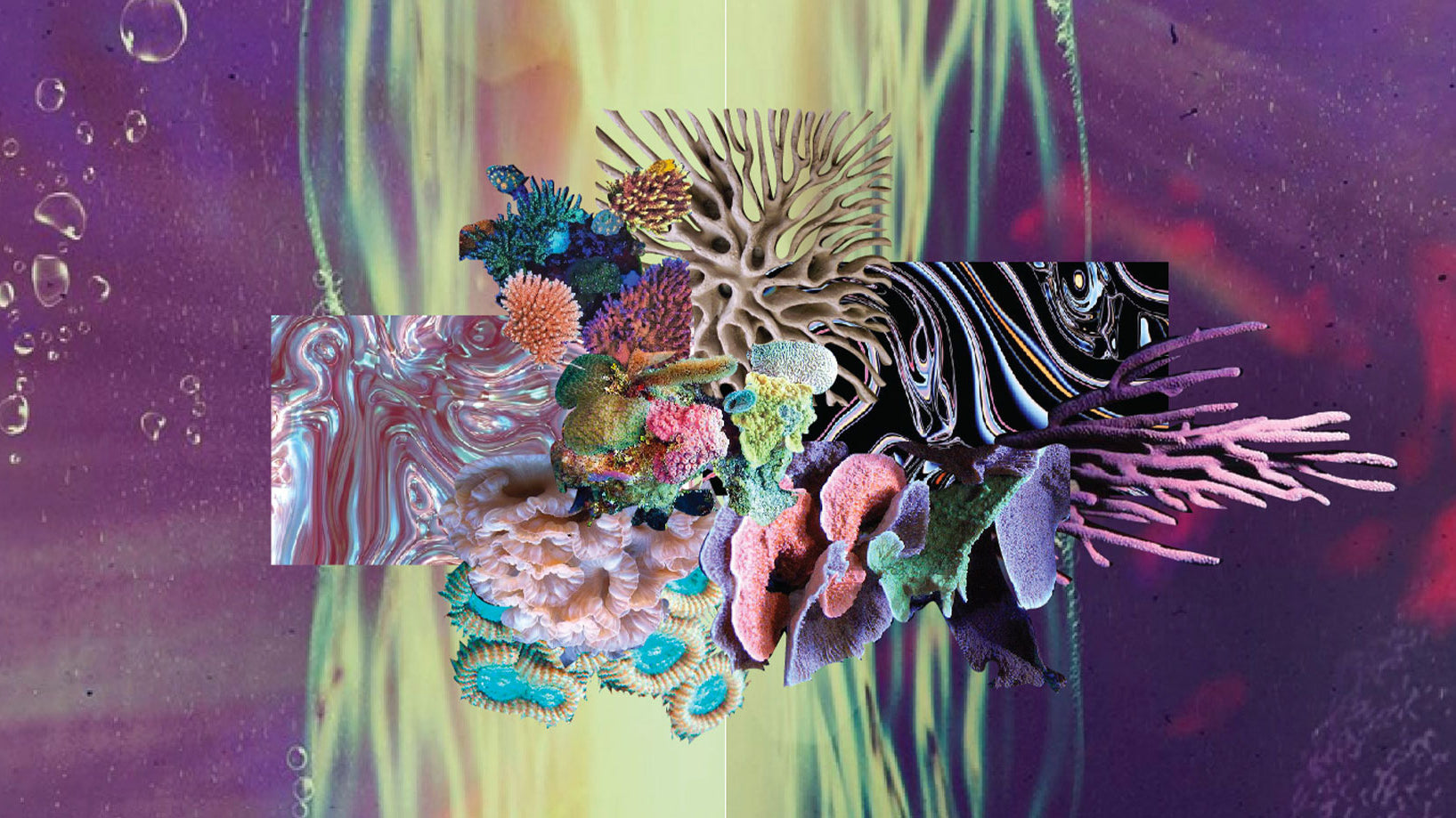 Sustainable Coral Lust Upcycled Surf swimsuit collection