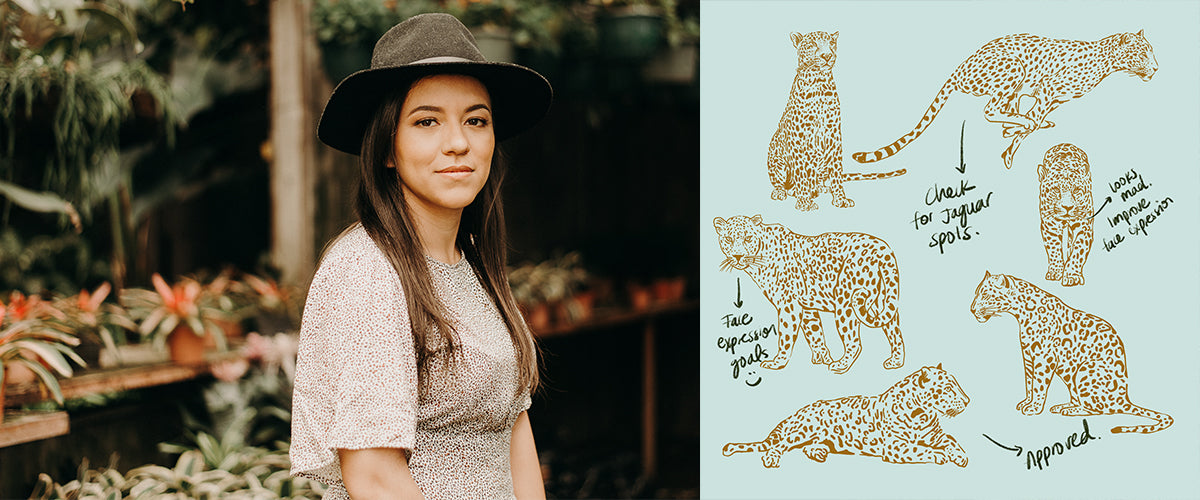 Illustrator Majo Rodriguez artist behind our exclusive jaguars print