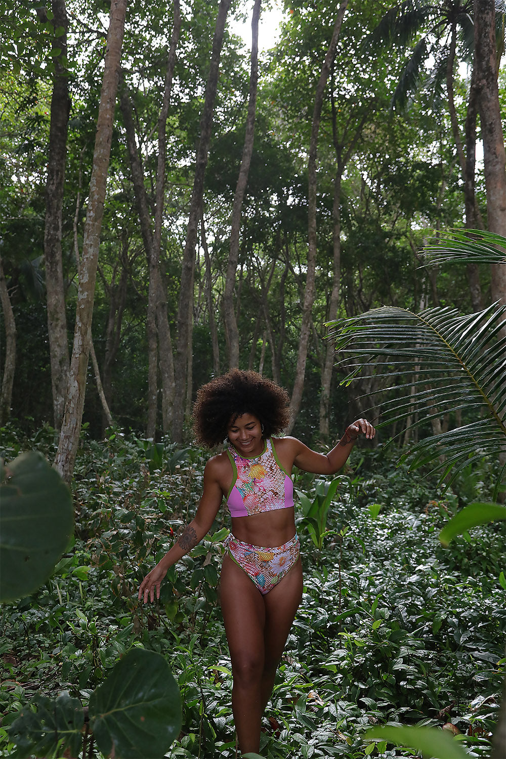 Super Comfy Sporty Full Coverage Backwash Top Dkoko
