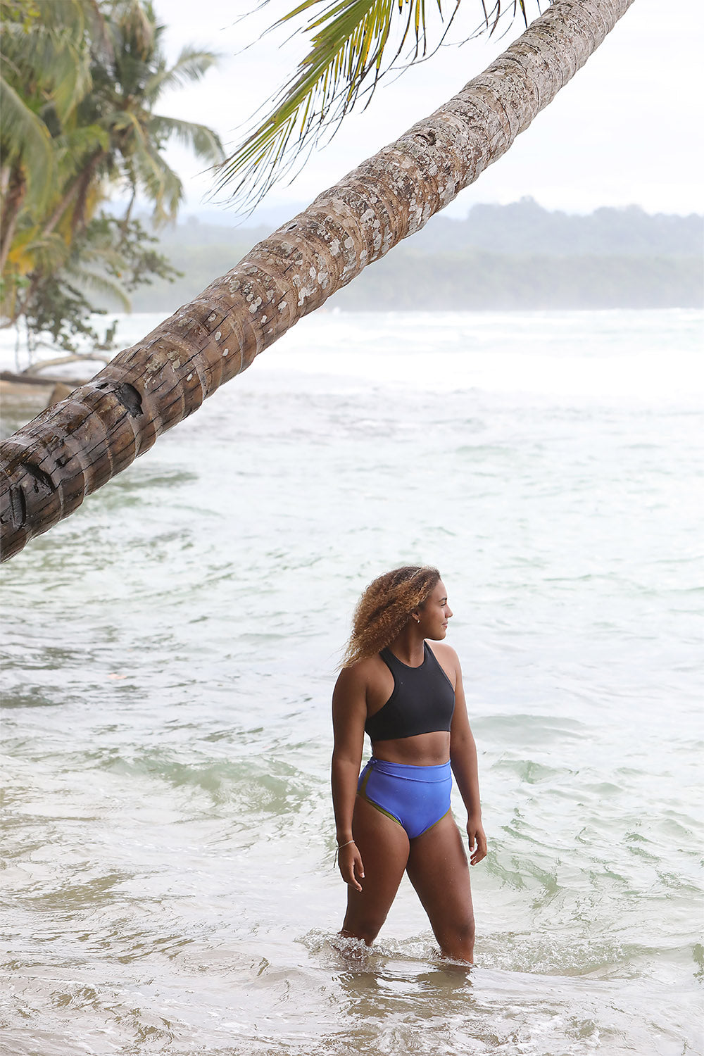 Super Comfy Sporty Full Coverage Backwash Top Dkoko