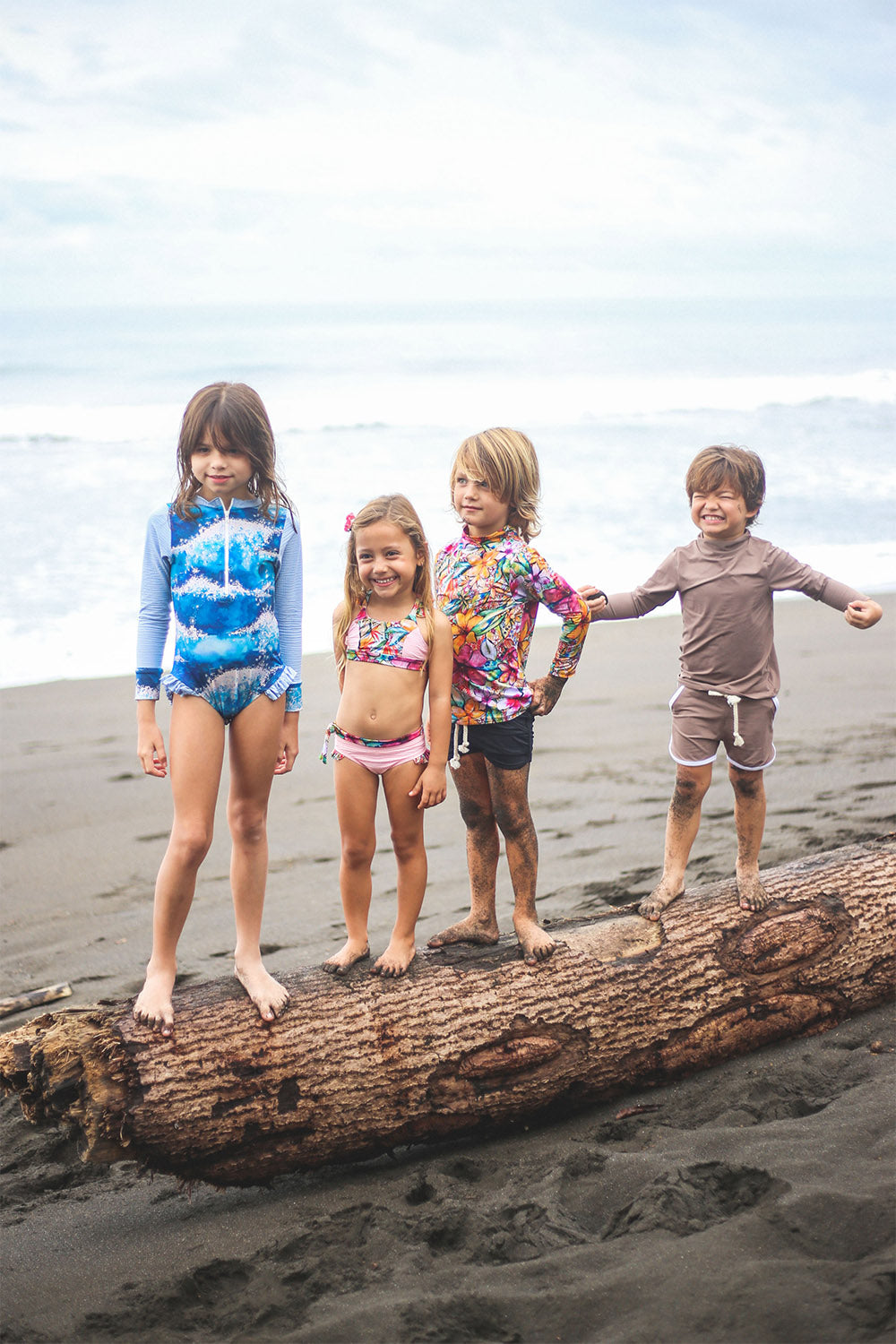 Sustainable store kids swimwear