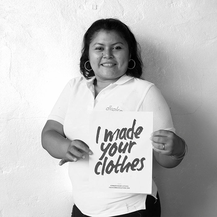 Nery in Dkoko's sustainable swimwear sewing shop in Nicaragua
