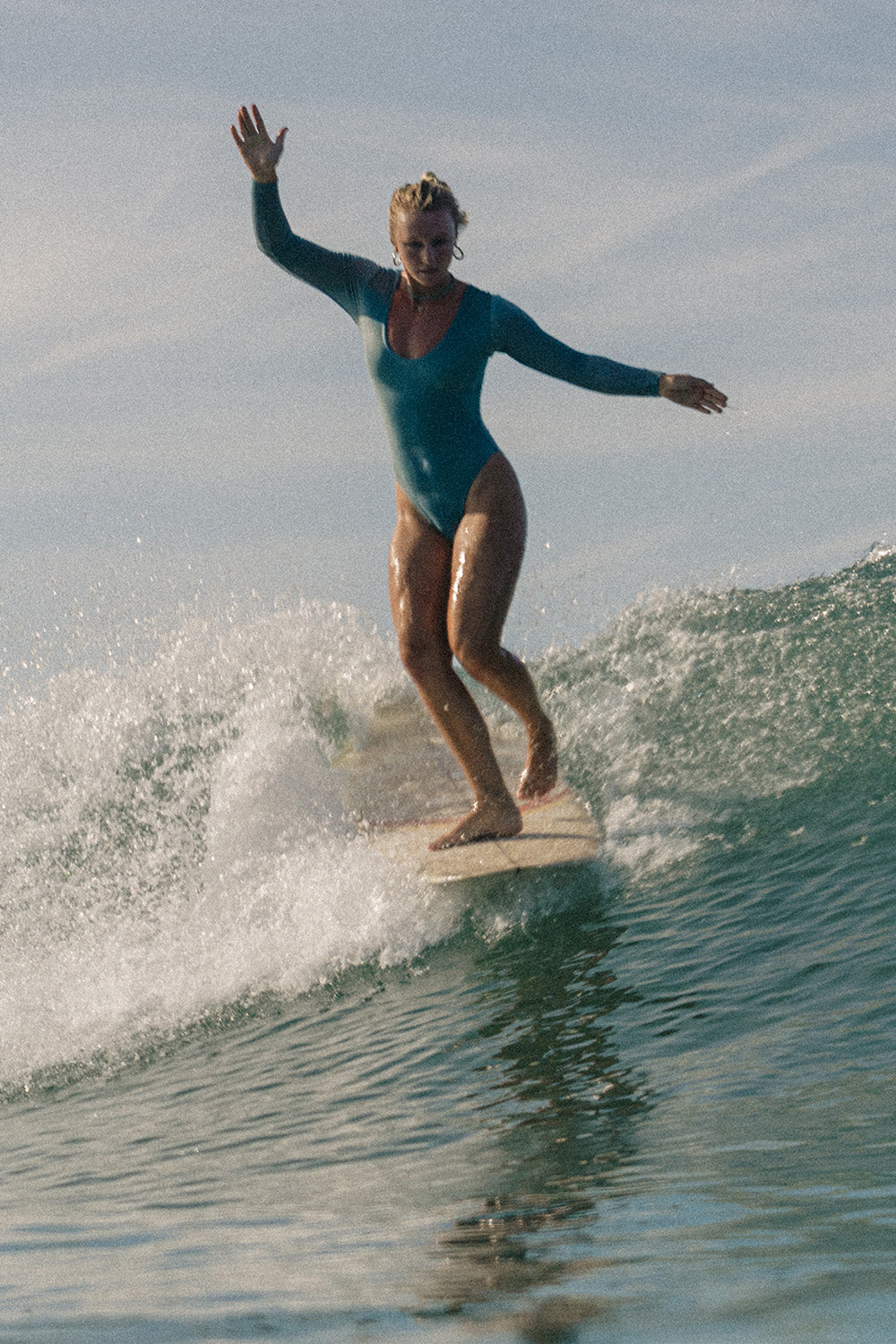 Dkoko Moonlight One Piece Long Sleeve Surf Suit